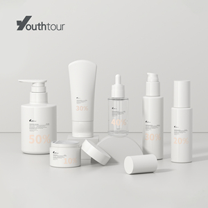 Serie <span class=keywords><strong>YA</strong></span> Vacío 1/2 oz Botella de aceite para el cuidado de la piel negra personalizada 20ml 30ml 50ml 60ml Cilindro Suero cosmético para el cabello Petg Botella cuentagotas - Product Image 6
