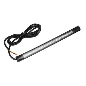 Flexible <span class=keywords><strong>LED</strong></span> <span class=keywords><strong>moto</strong></span> barre de lumière <span class=keywords><strong>bande</strong></span> queue clignotant queue arrière frein Stop ampoule lampe frein lumière 2835 3014 48 SMD double couleur - Product Image 1