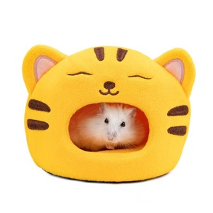 Mushroom Cotton Nest For Hamster Winter Warmth Thick <b>Biting</b> Sleeping House Pet House - Product Image 3