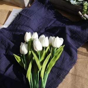 Tulipán Artificial al por Mayor a Precio Económico, Flor Artificial Blanca con Tacto Real, Tulipán de PU - Product Image 5