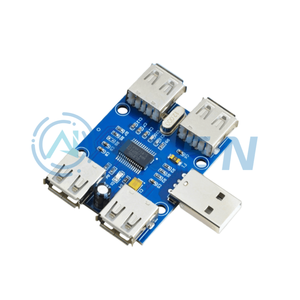 AI-KSEN <span class=keywords><strong>USBHUB</strong></span> Hub USB2.0 Módulo de Expansión USB Hub USB2.0 Controlador de 4 Puertos - Product Image 1