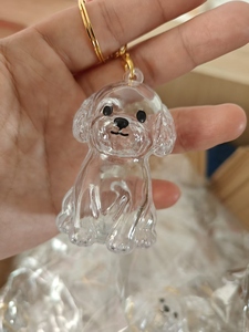Llavero Transparente para Guardar Pelo de Perro, Suministros al por Mayor |   Colgante Conmemorativo de Acrílico Personalizado para Amantes de Mascotas - Product Image 6