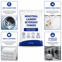 Lessive en poudre certifiée SASO pour le marché saoudien, OEM ODM, marque privée, 10kg 25kg, en vrac, design arabe personnalisé, lavande