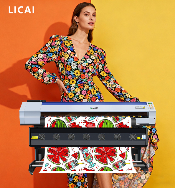 Vibrant Colors Double I3200 Head Roll to Roll 1.8m Industrial Sublimation Textile Printer Color Sublimation  Printer Machine
