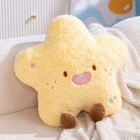 Coussins en peluche en forme de soleil, de lune et de nuage de la série Weather, doux et confortables pour la décoration de la maison