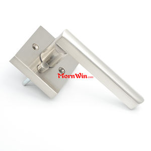 कनाडा दरवाज़े के हैंडल लीवर ताला के साथ वर्ग गुलाब पुश बटन आपातकालीन निकास गोपनीयता लीवर ताला - Product Image 5