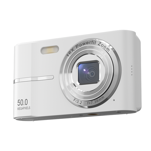 Digital Camera Autofocus 50MP FHD 1080P Children Camera 16X Zoom Built-In Flash Video Cameras Birthday Gifts for Adults Kids