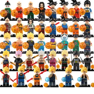 блоки dragon ball z Suppliers-Фигурки героев аниме, игрушки для детей, Goku Son Gohan Raditz, лейтенант, Арнольд, Вегета, Виолет