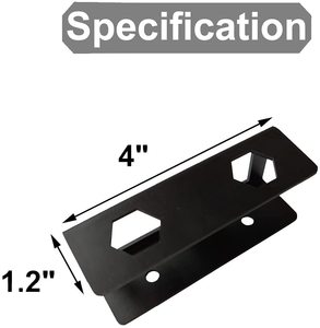 Soporte de estante de metal para debajo del <span class=keywords><strong>escritorio</strong></span> para computadora portátil, <span class=keywords><strong>Mac</strong></span> Mini, MacBook, teclado con silicona antiarañazos (negro) - Product Image 6