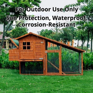Gaiola de Madeira para Galinhas ao Ar Livre, Grande, para Criação Doméstica, Casa para Galinhas e Coelhos, Vários Tamanhos - Product Image 2