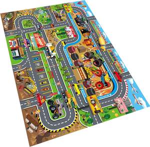 Alfombra de juego con estampado personalizado para niños, tapete de juego educativo para interiores y exteriores, <span class=keywords><strong>Monster</strong></span> <span class=keywords><strong>Truck</strong></span> respetuoso con el medio ambiente - Product Image 1