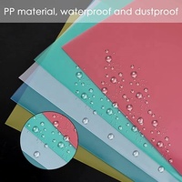 AFFISURE-carpeta A4 impermeable A5 personalizada, forma de L, transparente, de plástico PP, soporte de archivos