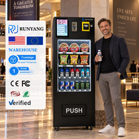 Distributeurs automatiques intelligents RUNYANG personnalisés pour articles de vente au détail, distributeurs automatiques pour aliments et boissons
