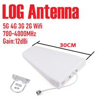 LOG LDPA antenne externe extérieure directionnelle pour GSM 2G 3G 4G 5G amplificateur cellulaire modem routeur répéteur booster 10 20M câble