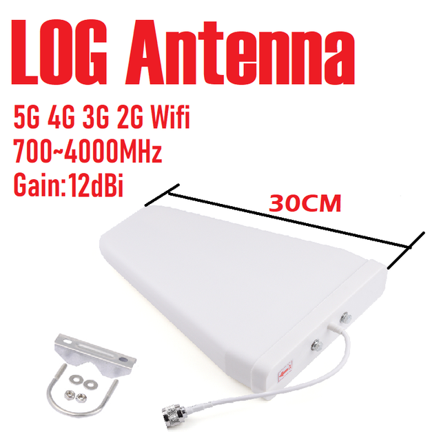 LOG LDPA directional outdoor external Antenna for GSM 2G 3G 4G 5G cellular amplifier modem router repeater booster 10 20M cable