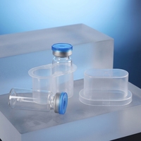 Boîte de rangement cylindrique pour flacons de 10 ml, lot de 2, pour poudre lyophilisée, organisateur de flacons de vaccin en PP, emballage médical fabriqué à Hebei