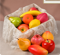 Kunstmatige fruit simulatie nep eten levensecht realistisch plastic sinaasappel banaan limoen appel decoratie huis keuken feest foto rekwisieten
