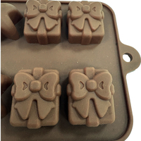 Moule à chocolat en silicone thème Noël Refine Factory, qualité alimentaire, antiadhésif, trois formes, pour pâtisserie maison DIY, portable