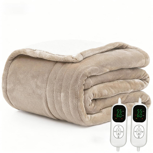 <span class=keywords><strong>Couverture</strong></span> électrique en tissu de luxe pour l'hiver, certifiée CE, RoHS, EMC, taille Queen et King, <span class=keywords><strong>couverture</strong></span> chauffante électrique sûre pour lit - Product Image 5