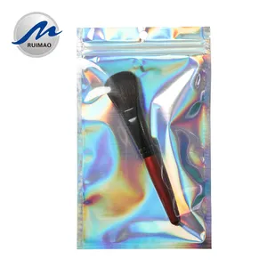 Hologram Printing Lamination Jewelry Zip Lock Bags Zipper Food Package Plastic Bag Packaging Holographic Seal Stand Up Bag Pouch