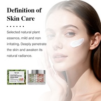 Crème pour le visage en capsules doubles Cactus Pore Ease, marque privée OEM, crème hydratante, certifiée MSDS, 50g