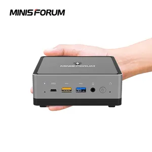 Mini Pc Amd Ryzen 16Gb Win10 Pro Minisforum M.2 2280 256Gb 512Gb Sata Ssd Mini Pc Gaming 4K Server Thin Client