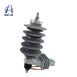 10KV/11KV/33KV/35KV 효과적인 실리콘 고무 번개 피뢰기 폴리머 금속 산화물 서지 절연재 서지 접지 번개 - Product Image 5