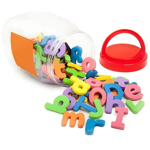 Anak-anak dengan Harga Murah dan Menyenangkan ABC 123 Magnet Kulkas EVA Karet Magnetic Alphabet Huruf dan Angka