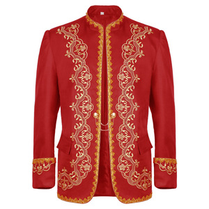 Veste de cosplay gothique médiévale brodée baroque pour jeu de rô<span class=keywords><strong>le</strong></span>, scène de mariage, performance scénique, blazer de <span class=keywords><strong>palais</strong></span>, costumes de jeu - Product Image 5