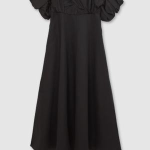 Vestido Midi Bohemio Casual, con Cuello Cuadrado, Cintura Elástica, Diseño de Parches, Tejido Sólido, Transpirable, Ecológico, Servicio OEM - Product Image 2