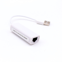 Adaptador Ethernet de bajo costo, 10/100Mbps, RJ45, Lan, USB a LAN, 2,0, productos inalámbricos externos en stock