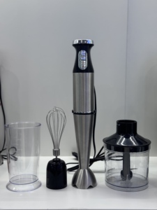 Máy xay cầm tay đa năng, có chức năng đánh trứng, xay thịt, bào sợi và thiết kế chống bắn nước, có thể rửa máy rửa chén, dùng cho nhà bếp - Product Image 6