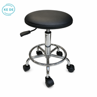 Chaise/Tabouret Antistatique ESD en Gros avec Coussin en PU Souple et Résistant, Hauteur Réglable pour Salle Blanche et Atelier Électronique