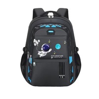Sac à Dos En Gros Nouveauté Léger Imperméable pour Enfants Unisexe Motif Astronaute Cartable Maternelle Garçons 1-6 Fermeture Éclair