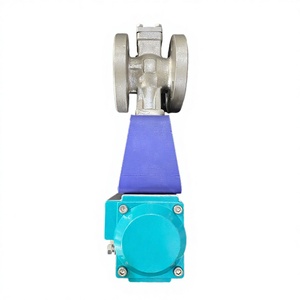 Vanne à boisseau sphérique en V à commande pneumatique, en acier inoxydable, directement de l'usine - Product Image 3