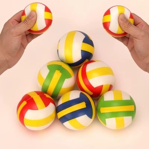 CHENXI - Pelota Antiestrés de Espuma PU de 63 mm, Mini Balón de Voleibol, Juguete de Espuma Suave - Product Image 1