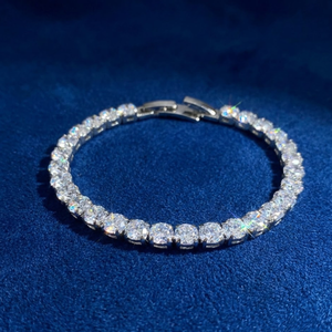 Pulsera <span class=keywords><strong>de</strong></span> tenis <span class=keywords><strong>de</strong></span> moda con incrustaciones <span class=keywords><strong>de</strong></span> circonitas <span class=keywords><strong>de</strong></span> 7 mm, chapada en oro <span class=keywords><strong>de</strong></span> 18 quilates sobre cobre |   Cadena <span class=keywords><strong>de</strong></span> Zirconia Rosa Gruesa Estilo Hip Hop para <span class=keywords><strong>Mujer</strong></span> y Hombre, Regalo - Product Image 2