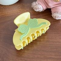 Pince à cheveux polyvalente en acétate, motif dessin animé, couleur personnalisée, 8 cm, style européen et américain, accessoire pour chignon, pince requin personnalisable