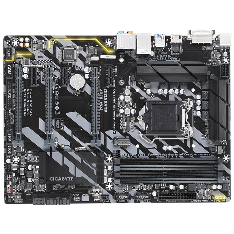GIGABYTE Z370 HD3 ウルトラ耐久性マザーボード（Z370チップセット搭載