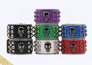 Cinturón de cuero occidental BB <span class=keywords><strong>Simon</strong></span> para mujer, cinturón con remaches de diamantes de imitación, cinturones de cuero Pu para mujer de alta calidad para vestido - Product Image 4