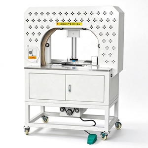 Wallepac WR6005 Adhesive Pre Stretch Film Carton Box Sealing Packing Machine Dispenser Wrapping [Digital Control <b>Pan</b> - Product Image 1