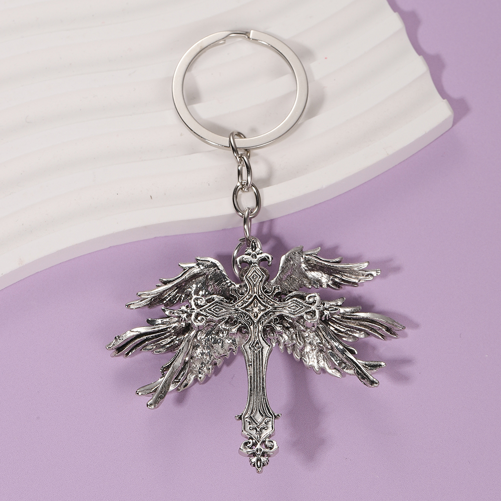 Silver O Keychain