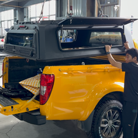 Capot de benne robuste en aluminium pour Toyota Hilux Revo 3 portes avec vérins à gaz et feu stop