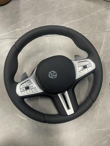 Volante de cuero de coche para BMW M3 M4 M5 M6 F30 F10 F15 F36 F01 F20 F22 F25 F31 F32 E70 E71 E90 E91 E92 X1 X2 X3 X4 X5 X6 - Product Image 2