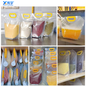 Pochette souple personnalisée à grande capacité avec poignée et bec verseur pour bière, céréales, haricots, liquide <span class=keywords><strong>de</strong></span> lavage - Product Image 2