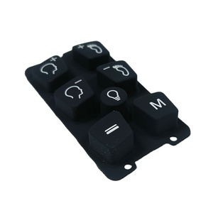 Thiết kế tùy chỉnh bàn phím bền bàn phím cao su <span class=keywords><strong>Silicone</strong></span> với viên Carbon dẫn điện cho thiết bị y tế thiết bị gia dụng - Product Image 3