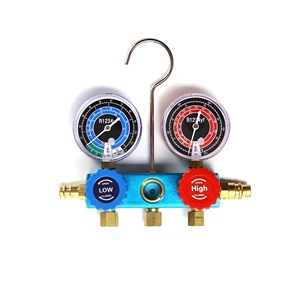 029 xe công cụ Chẩn đoán <span class=keywords><strong>Tester</strong></span> 3 Way AC Manifold Gauge Set ô tô điều hòa không khí công cụ sửa chữa - Product Image 6