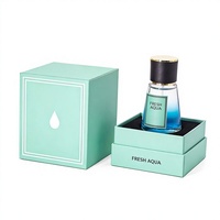 Boîte cadeau de luxe à double porte magnétique avec logo personnalisé, flacon de parfum vide de 30 ml, 50 ml, 100 ml, emballage