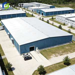 Bâtiment en acier galvanisé sur mesure pour l'Asie du Sud-Est avec poutres en H, design moderne Texas, entrepôt commercial avec poutres en I, Philippines - Product Image 1