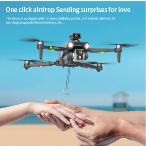 Dron con Cámara HD, Transmisión de 100m, Evitación de Obstáculos, Fotografía Aérea, Quadcopter con Motor sin Escobillas, Control Remoto - Product Image 2